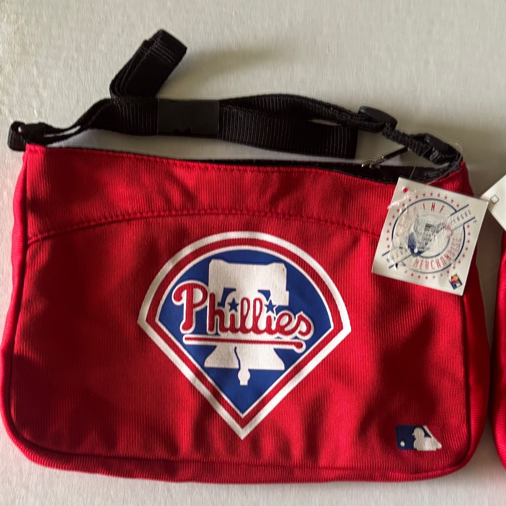Genuine Merchandise Red Crossbody Bag with Team Tag